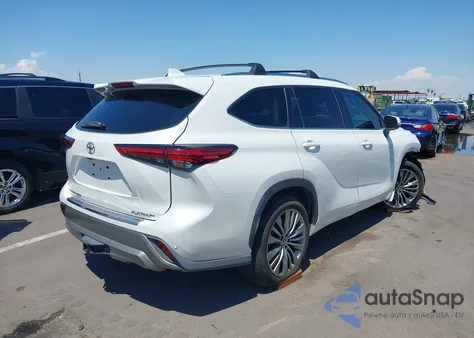 2022 Toyota Highlander Platinum from USA, damaged, VIN 5TDFZRAH3NS097885
